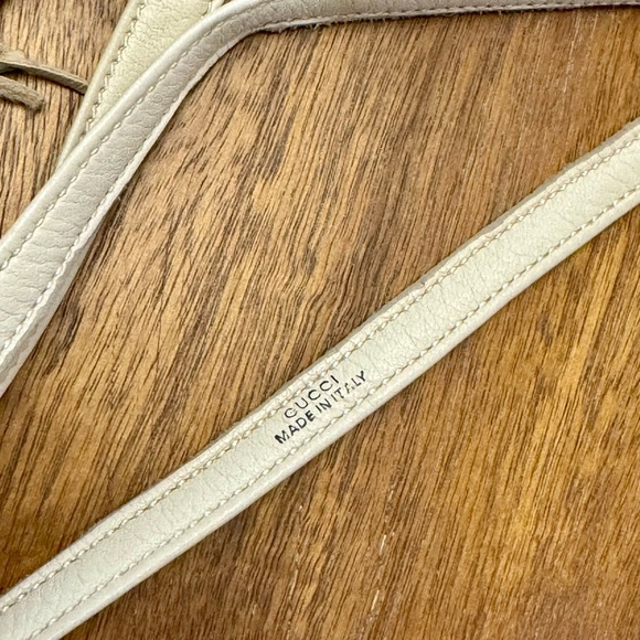 Gucci cream 100% leather tassel tie belt made in Italy - Picture 5 of 8